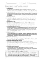 Vorschau - Arbeitsblätter - AB mit Fragen zum Thema "Yak" + Lösungsblatt - Seite 1