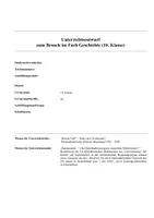Vorschau - Stundenentwürfe - UPP Entwurf Examen – Reeducation Entnazifizierung - Seite 1