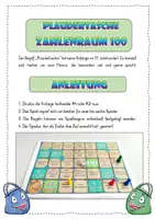 Vorschau - Unterrichtsreihen - Brettspiel : Plaudertasche - Subtraktionen - Zahlenraum 100 - Gesprächsanlässe schaffen - Seite 1