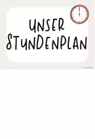 Vorschau - Präsentationen/Tafelbilder - Tagestransparenz / Stundenplan: Schilder für die Tafel - Seite 3