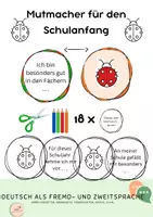 Vorschau - Spiele - Mutmacher für den Schulanfang - basteln, spielen, sprechen - Deckblatt