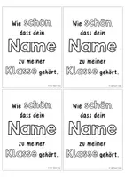Vorschau - Mal- und Bastelvorlagen - Geschenkidee - Namensschild / -anhänger - Seite 2