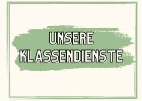 Vorschau - Poster - Klassendienste - Classroom Mangement - Seite 1