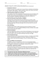 Vorschau - Arbeitsblätter - AB mit Fragen zum Thema "Zeichnungen" + Lösungsblatt + Infografik - Seite 2