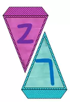 Vorschau - Mal- und Bastelvorlagen - Wimpelkette_Herzlich willkommen - Seite 3