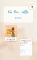 Vorschau - Arbeitsblätter - Arbeitsheft "die vier Fälle des Nomens" - Deckblatt