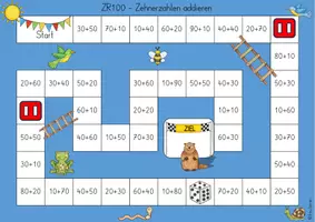 Vorschau - Spiele - Rechenspiele ZR 100 - Zehnerzahlen - 3-fach differenziert - Seite 3