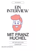 Vorschau - Stundenentwürfe - Persönliche Einblicke: ChatGPT trifft Franz Huchel - "Der Trafikant" von Robert Seethaler - Deckblatt