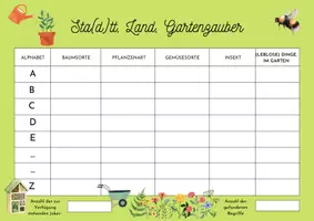Vorschau - Spiele - Statt 👩🏼🏫 Stadt, Land, Fluss mal biologisch - eduki interactive - Seite 3