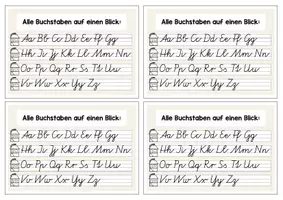 Vorschau - Poster - Buchstaben-Merkblatt (Vereinfachte Ausgangsschrift) - Seite 2