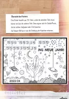 Vorschau - Mal- und Bastelvorlagen - Kooperatives Poster 2023/24 Klassenposter Neues Schuljahr Klassengemeinschaft stärken #edukiknaller - Seite 3