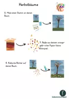 Vorschau - Mal- und Bastelvorlagen - Herbstbäume_Kunstprojekt_Klasse 2-4_Herbst - Seite 2