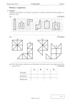 Vorschau - Test - Probearbeit Mathematik Kl. 5 Flächen - Seite 1