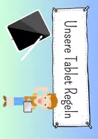 Vorschau - Anderer Materialtyp - Tablet Regeln zum Aufhängen im Klassenraum - Seite 1
