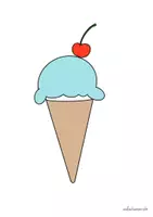 Vorschau - Mal- und Bastelvorlagen - Eisgirlande - Bastelvorlage - Seite 2