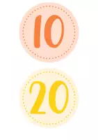 Vista previa - Tarjetas / Manipulativos - PACK de NÚMEROS para mesas y paredes - página 2