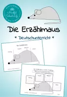 Vorschau - Arbeitsblätter - Die Erzählmaus - Deckblatt