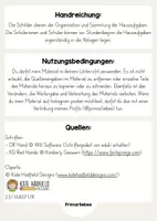 Vorschau - Poster - Hausaufgaben-Parkplatz für die Fächer Deutsch & Mathe - Seite 1