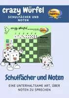 Vorschau - Arbeitsblätter - Crazy Würfel: Schulfächer und Noten - Seite 3