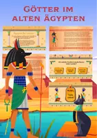 Vorschau - Präsentationen/Tafelbilder - Götter im Alten Ägypten - Interaktive Präsentation - Deckblatt