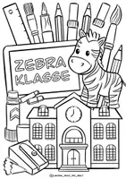 Vorschau - Unterrichtsreihen - Klassentier Materialpaket "Zebra" / Zebraklasse (inkl. Clipart!) - Seite 3