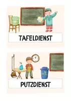 Vorschau - Mal- und Bastelvorlagen - Tafelkarten/Klassenraumkarten IRU - Seite 1