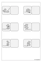 Vorschau - Mal- und Bastelvorlagen - Klettmappe, Maus, TEACCH, kostenlos - Seite 3