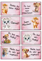 Vorschau - Bildkarten - Lobkärtchen Leopard - Seite 2