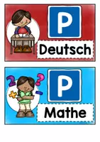 Vorschau - Poster - Hausaufgabenparkplatz - Schilder für die Hausaufgabenablage - Seite 2