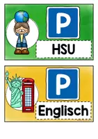 Vorschau - Poster - Hausaufgabenparkplatz - Schilder für die Hausaufgabenablage - Seite 3