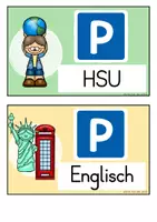 Vorschau - Poster - Hausaufgabenparkplatz - Schilder für die Hausaufgabenablage (pastell) - Seite 3