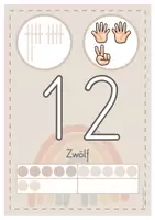 Vorschau - Poster - Zahlenposter 11-20 im Regenbogenstil - Seite 2