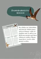 Vorschau - Arbeitsblätter - Dankbarkeit Dino-Motto - Deckblatt