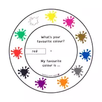 Aperçu - Apprentissages en autonomie - Roue des couleurs - Anglais - ESL - Page de couverture