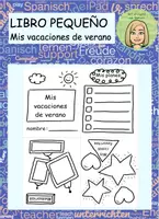 Vorschau - Arbeitsblätter - LIBRO PEQUEÑO - Mis vacaciones de verano - Deckblatt