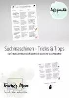 Vorschau - Poster - Suchmaschinen richtig nutzen - eine Anleitung - Deckblatt