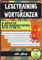 Vorschau - Arbeitsblätter - Wörterketten - 40 Karten zum Lesetraining zu Wortgrenzen - Deckblatt