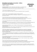 Vorschau - Arbeitsblätter - 1 Video - 10 Fragen: Schaubilder beschreiben & auswerten - Aufbau, Vorgehensweise & Beispiel - Seite 1