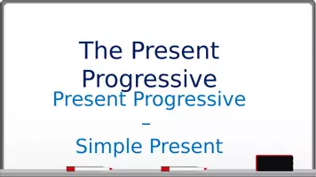 Vorschau - Arbeitsblätter - Present Progressive / Pr. Prog. vs. Simple Pr. / weather - Seite 1