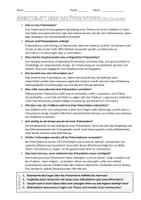 Vorschau - Arbeitsblätter - AB mit Fragen zum Thema "Präsentieren" + Lösungsblatt + Mindmap + Infografik - Seite 3