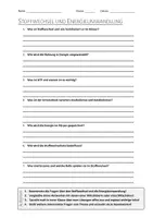 Vorschau - Arbeitsblätter - AB mit Fragen zum Thema "Stoffwechsel und Energieumwandlung" + Lösungsblatt + Mindmap + Infografik - Deckblatt