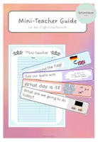 Vorschau - Bildkarten - Mini-Teacher Guide (Fächer) - Englisch - Deckblatt