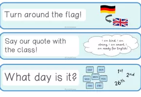 Vorschau - Bildkarten - Mini-Teacher Guide (Fächer) - Englisch - Seite 3