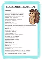 Vorschau - Unterrichtsreihen - Klassentier Materialpaket "Igel" / Igelklasse (inkl. Clipart!) - Seite 1