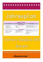 Vorschau - Lehrpläne/Lehrermaterial - Jahresplan (Stoffverteilungsplan) Vorkurs Deutsch 240 - Deckblatt
