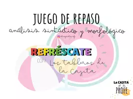 Vista previa - Juegos / Gamificación - REFRÉSCATE con los Tableros de La Cajita - página 1