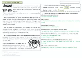 Aperçu - Préparation de séquence / Séquence complète - Sciences - lecture documentaire - Classification des animaux CE / CM - Page de couverture