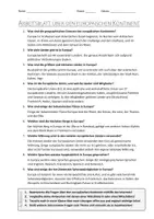 Vorschau - Arbeitsblätter - AB mit Fragen zum Thema "europäischer Kontinent" + Lösungsblatt - Seite 1