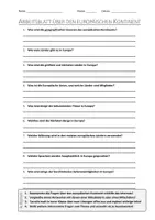 Vorschau - Arbeitsblätter - AB mit Fragen zum Thema "europäischer Kontinent" + Lösungsblatt - Deckblatt