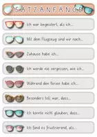 Vorschau - Arbeitsblätter - Ferienbrillen - Schreibanlass zu den Ferien - Seite 2